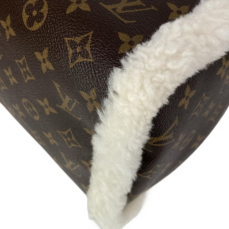 Louis Vuitton Handbag Speedy Soft 30 Teddy Monogram Ivory Black