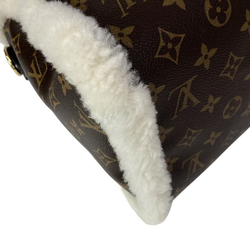 Louis Vuitton Handbag Speedy Soft 30 Teddy Monogram Ivory Black