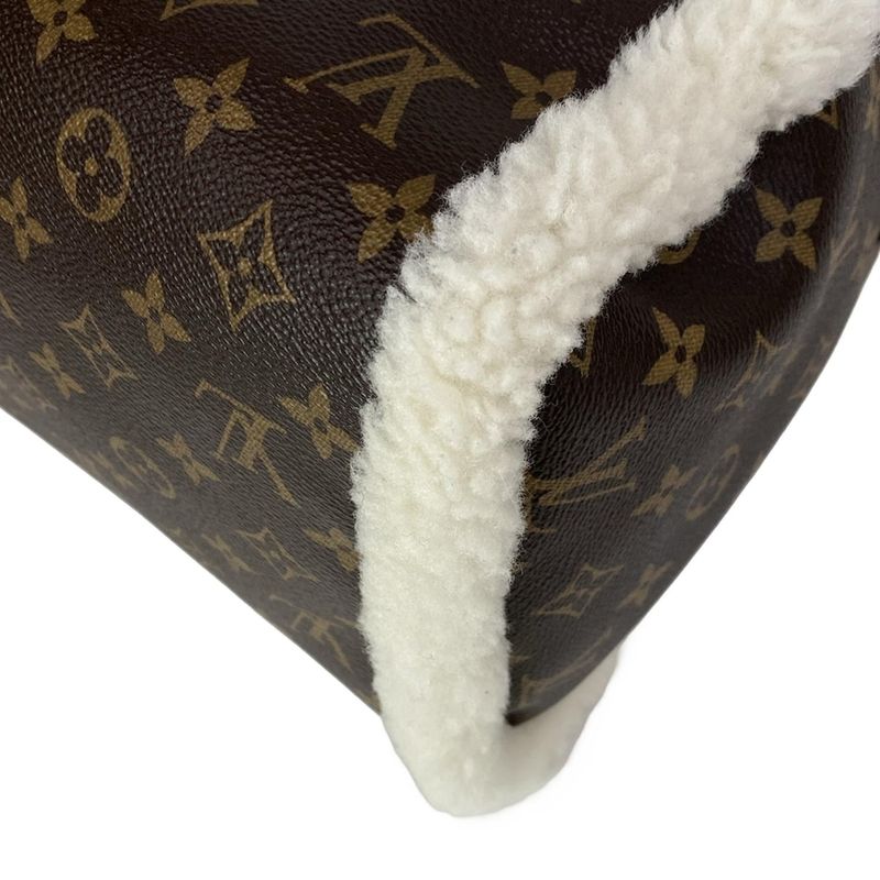 Louis Vuitton Handbag Speedy Soft 30 Teddy Monogram Ivory Black