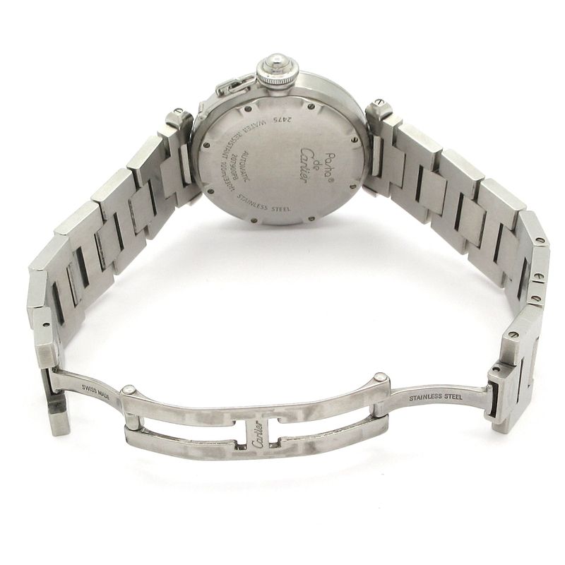 Cartier Watch Pasha C Big Date Boys SS White