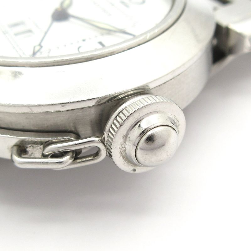 Cartier Watch Pasha C Big Date Boys SS White