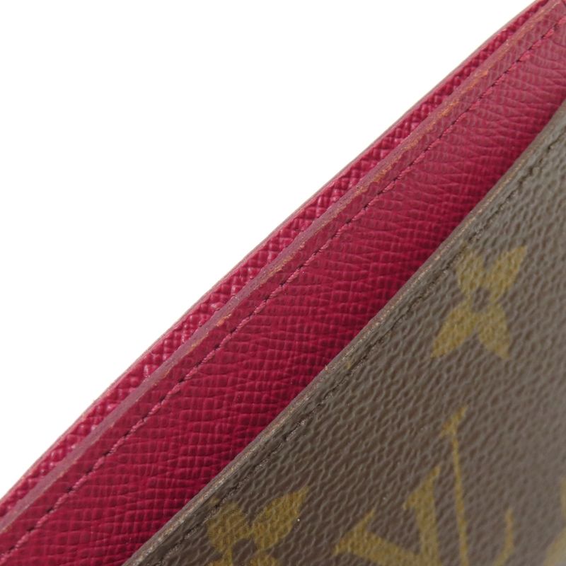Louis Vuitton Card Holder Sample Case Monogram Canvas Monogram X Fuchsia Brown
