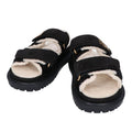 Dior Act Boa Flat Sandals Is Not ) Black