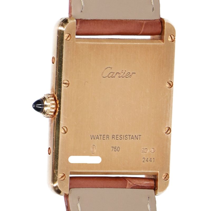 Cartier 750 Tank Louis MM Quartz Watch