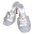 Louis Vuitton Revival Mule Lambskin Silver