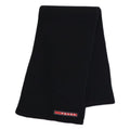 Prada Sport Ribbed Knit Scarf ) Black
