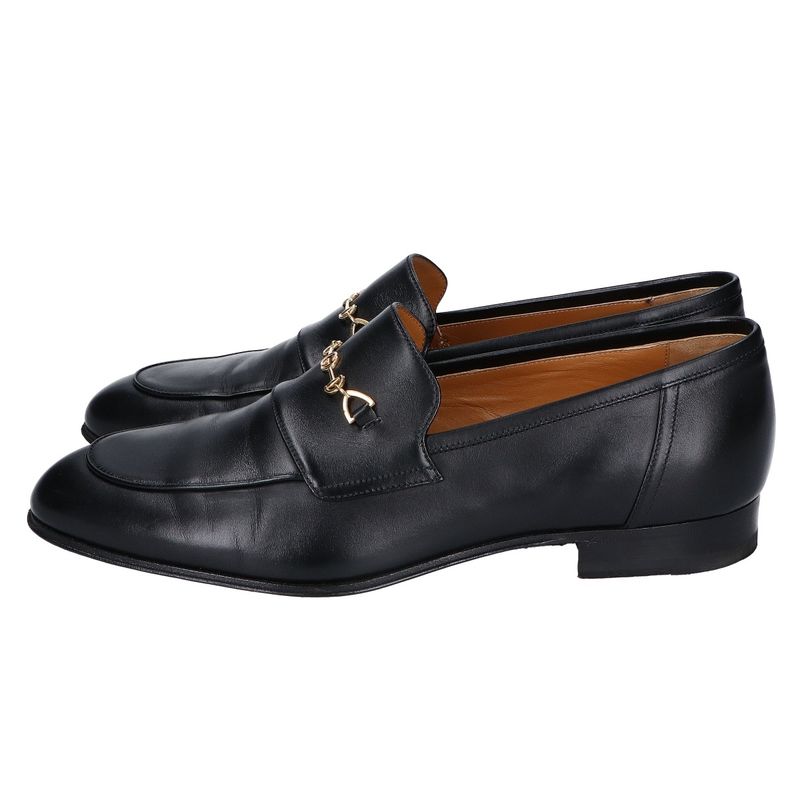 Gucci Interlocking Horsebit Loafer 7.5 ) Black