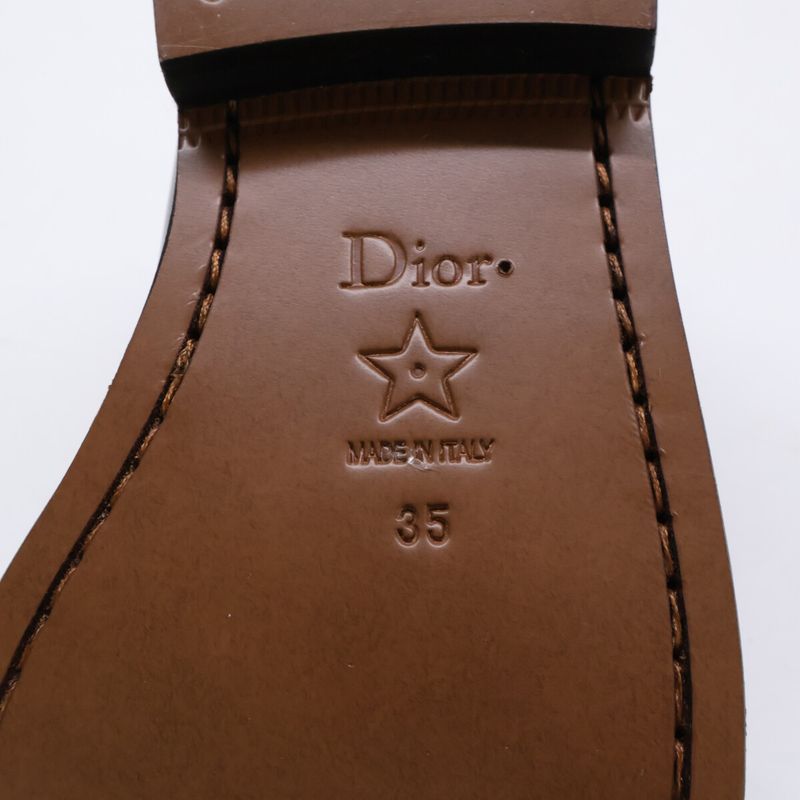 Dior D-academy CD Initial Tassel Roofer 35 ) Black