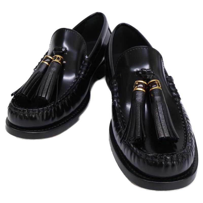 Dior D-academy CD Initial Tassel Roofer 35 ) Black
