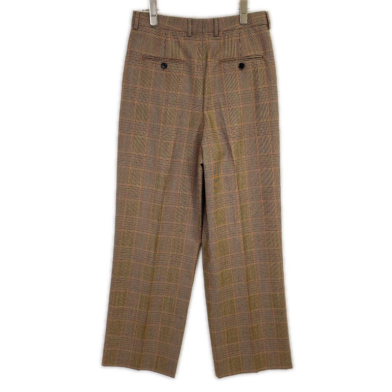 Celine Brown Wool Trousers Pants 38 )