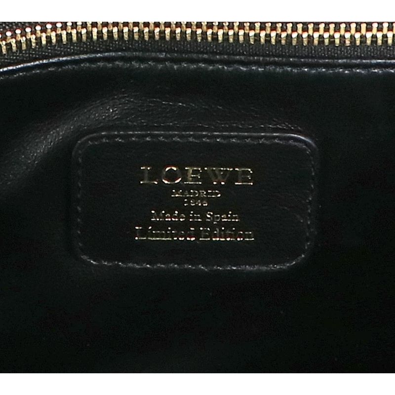 Loewe Limited Edition Grain Calf Leather Anagram Amazona 28 ) Green