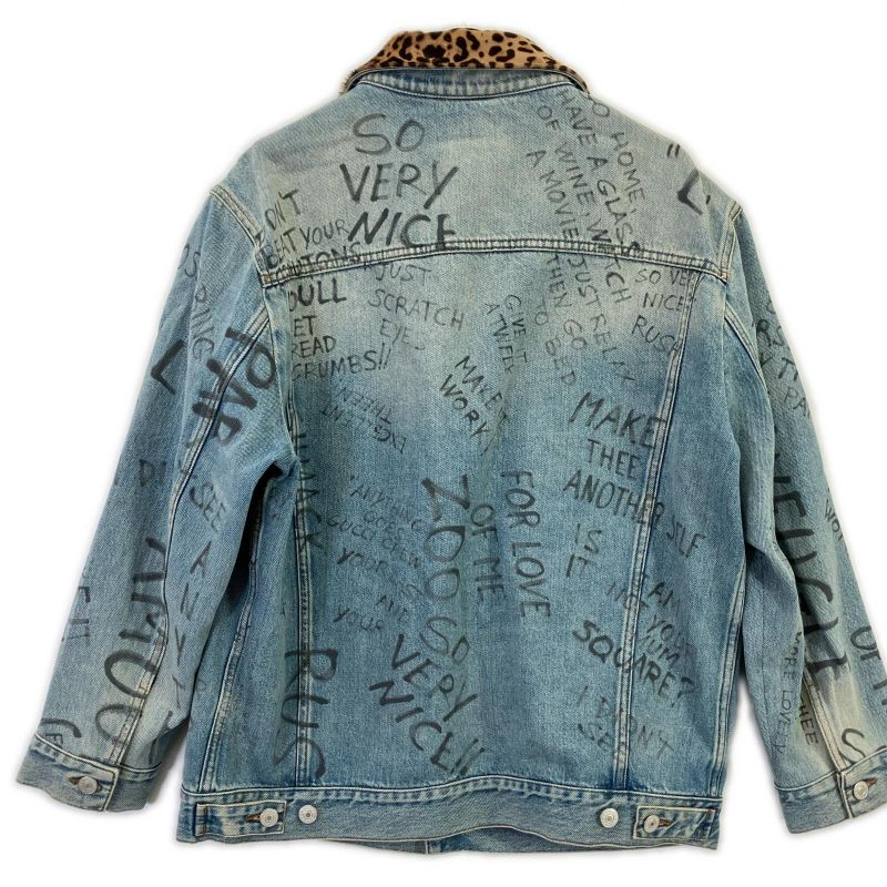 Gucci Healco Color Painted Denim Jacket 54
