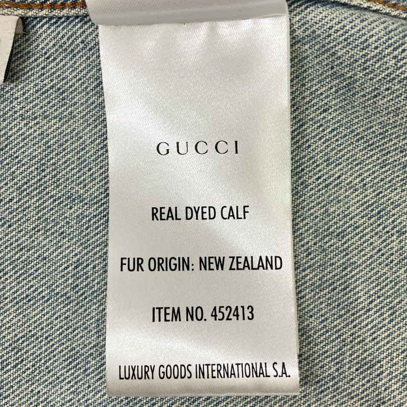 Gucci Healco Color Painted Denim Jacket 54