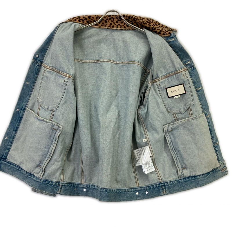 Gucci Healco Color Painted Denim Jacket 54