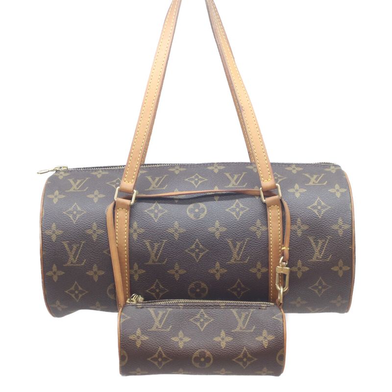 Louis Vuitton Monogram Papyon 30 Pouch ) Brown