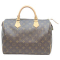 Louis Vuitton Monogram Speedy 30 Handbag ) Brown