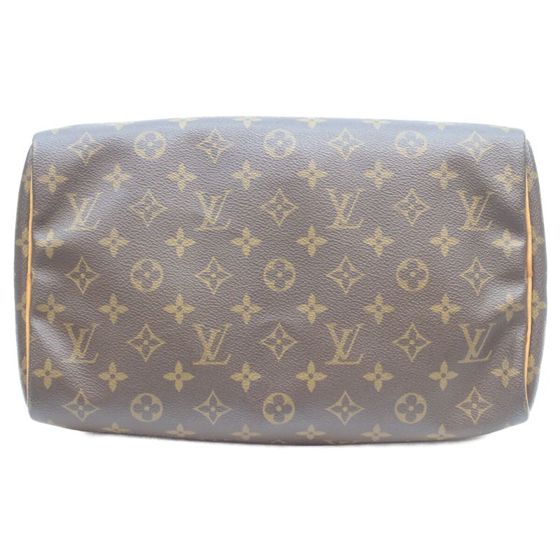 Louis Vuitton Monogram Speedy 30 Handbag ) Brown