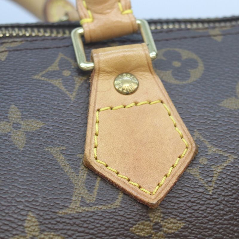 Louis Vuitton Monogram Speedy 30 Handbag ) Brown