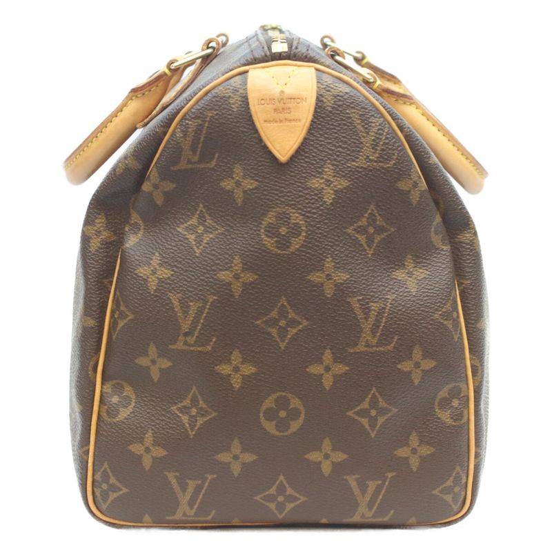 Louis Vuitton Monogram Speedy 30 Handbag ) Brown