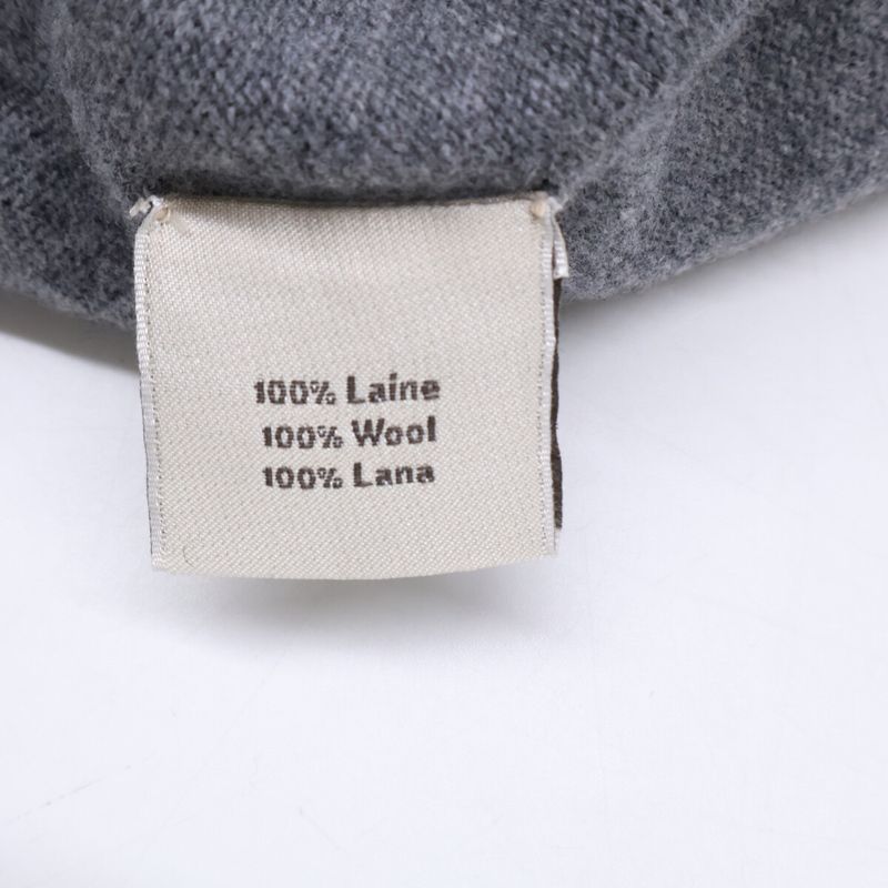 Hermes Wool Layered Knit Sweater ) Gray
