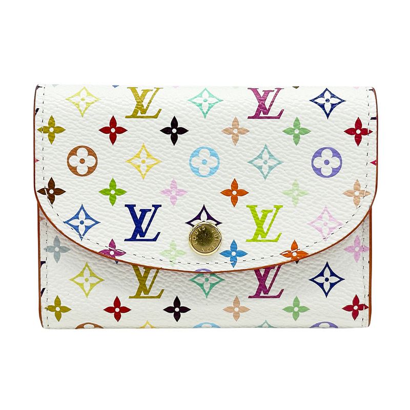 Louis Vuitton Wallet Coin Case Monogram Multicolor LV Tm