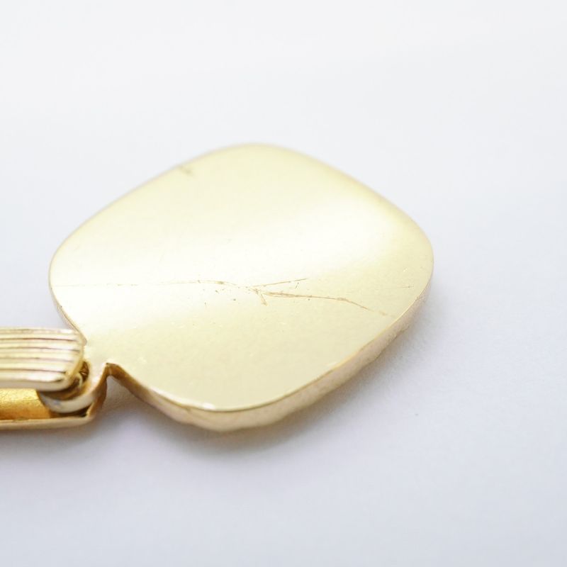 Dior Necklace Logo Square Gold Plated