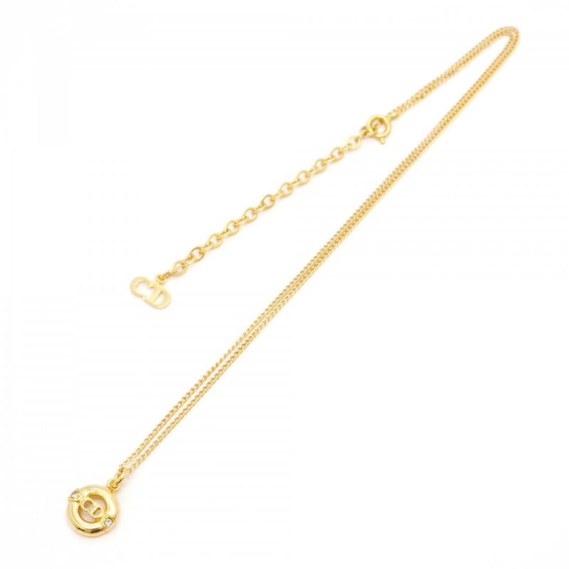 Dior Necklace CD Logo Round