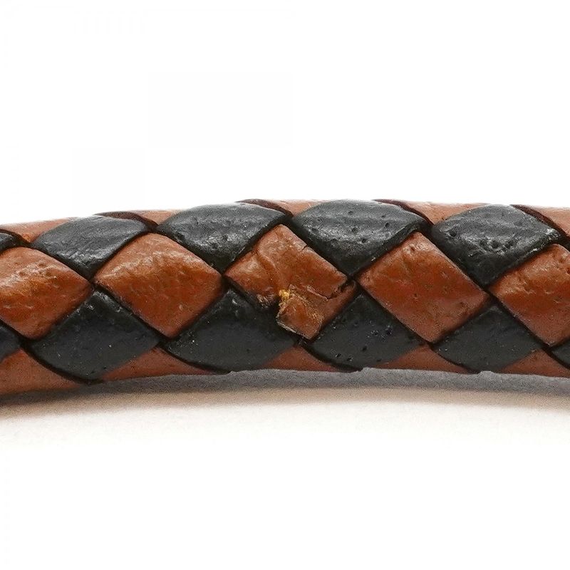 Hermes Bracelet Jumbo Hook Metal Silver Black Brown