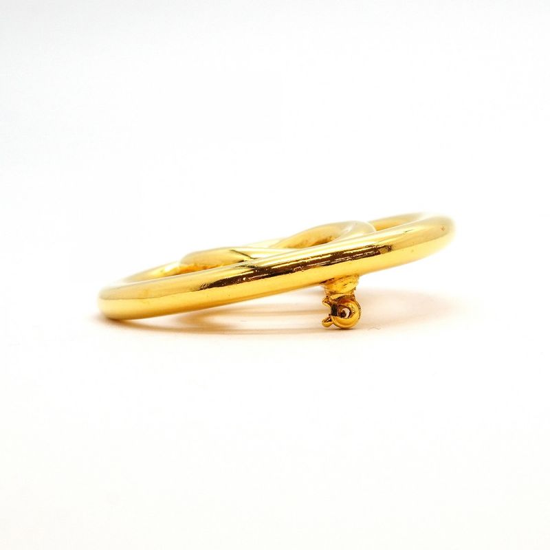 Chanel Brooch Vintage CC Logo Round