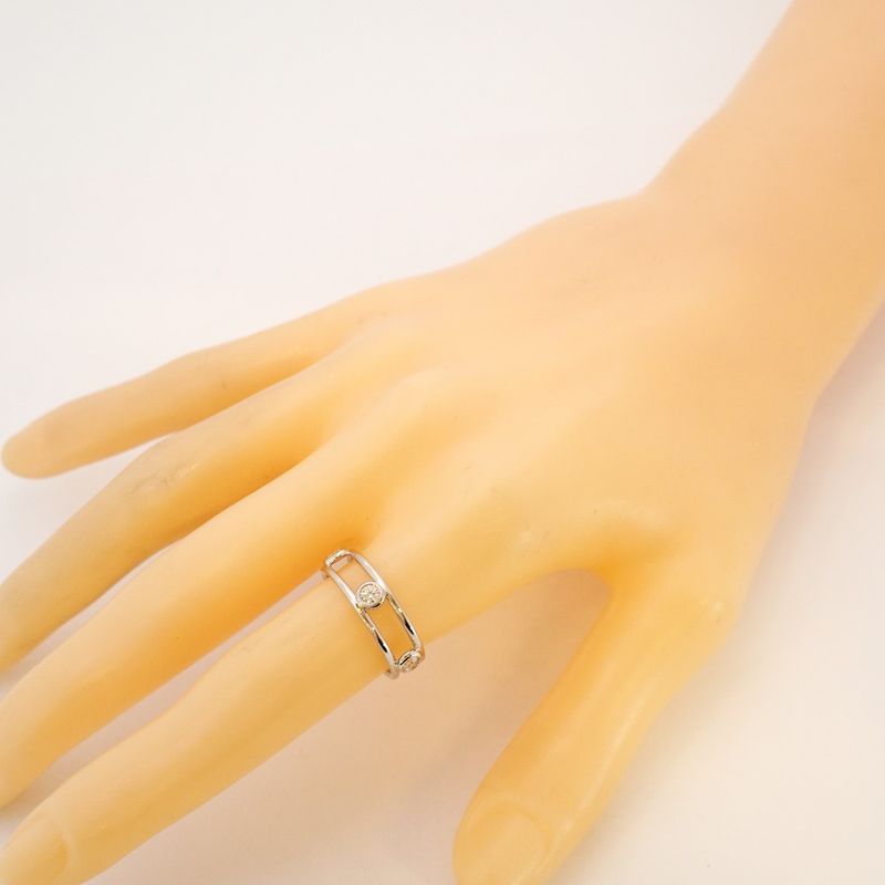Tiffany & Co Ring Double Wire Platinum Diamond