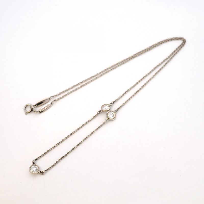 Tiffany & Co Necklace by the Yard Platinum Diamond
