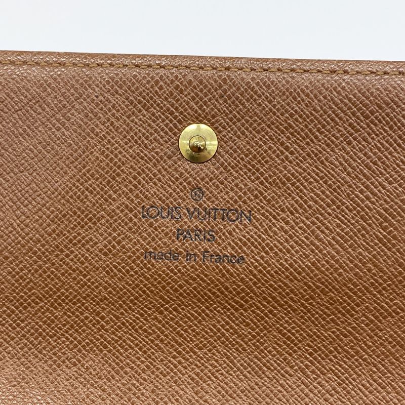 Louis Vuitton Trifold Wallet Monogram Porte Tresor