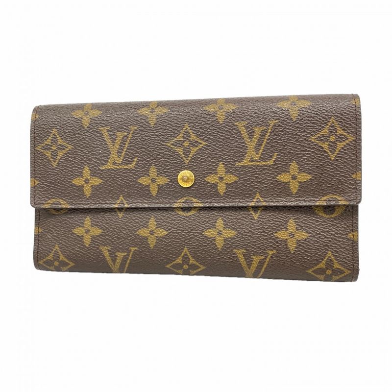 Louis Vuitton Trifold Wallet Monogram Porte Tresor