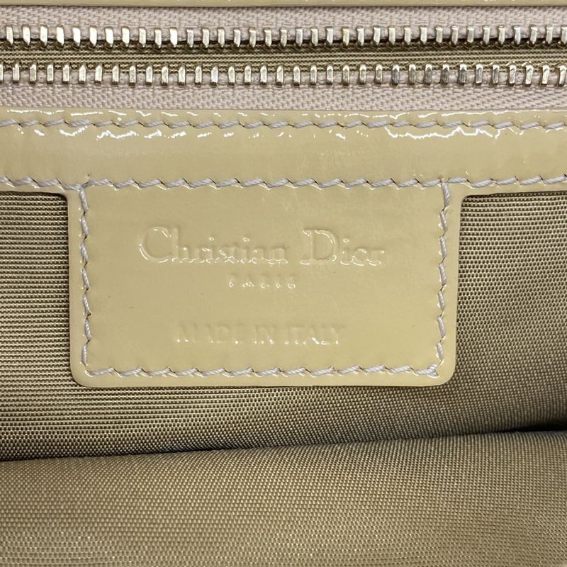 Dior Shoulder Bag Cannage New Rock Enamel Yellow Gold