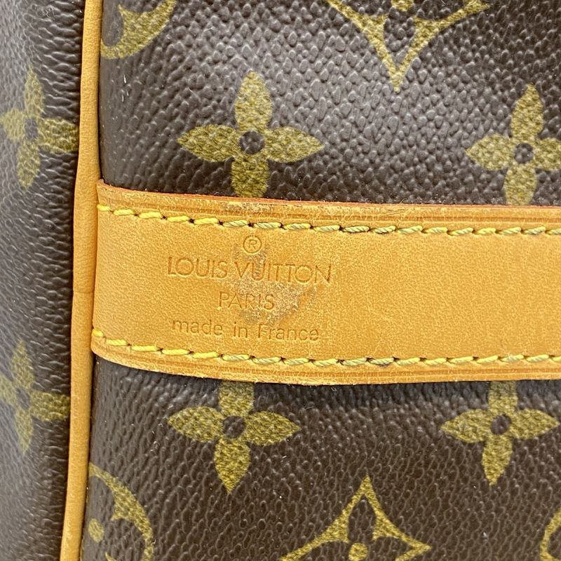 Louis Vuitton Boston Bag Monogram Keepall Bandouliere 60 Brown
