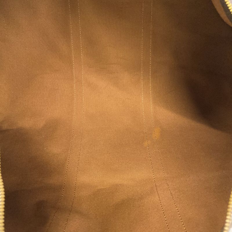 Louis Vuitton Boston Bag Monogram Keepall Bandouliere 60 Brown