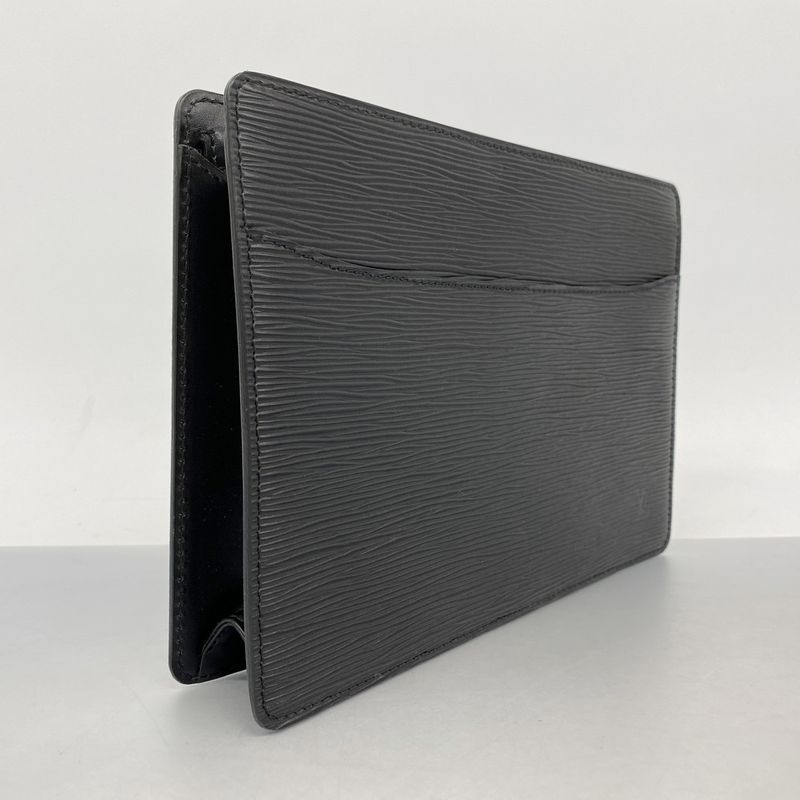 Louis Vuitton Clutch Epi Pochette Homme Noir Black