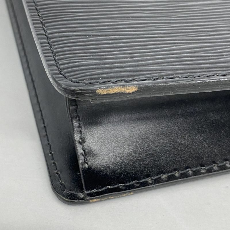 Louis Vuitton Clutch Epi Pochette Homme Noir Black