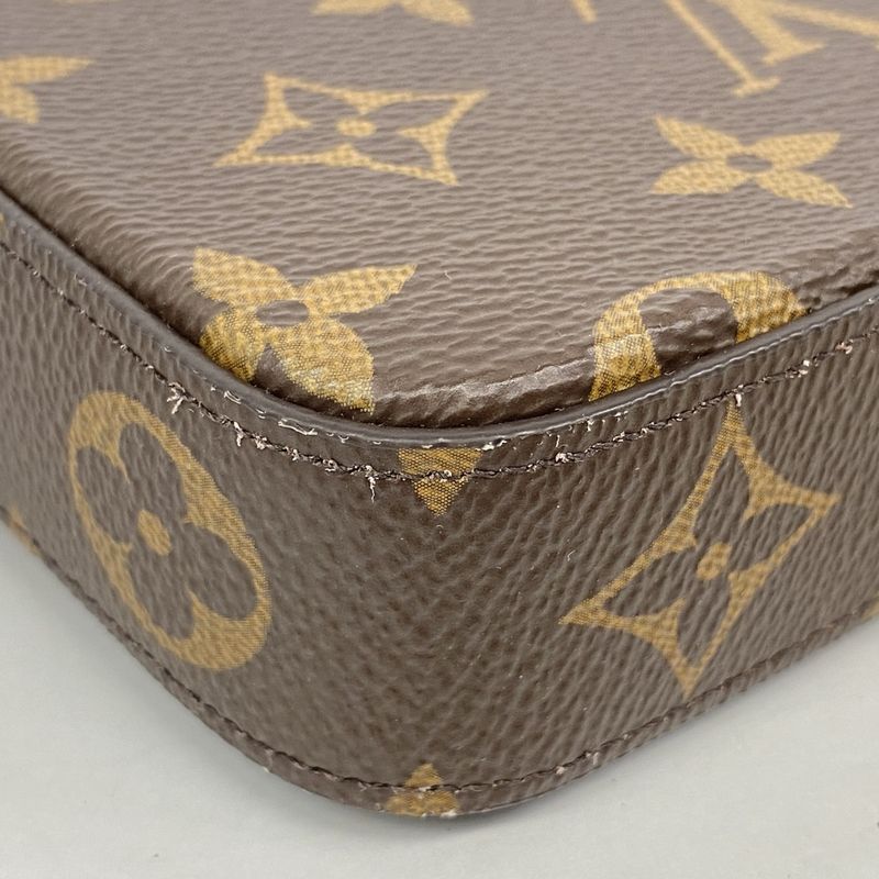 Louis Vuitton Shoulder Wallet Monogram Pochette Felicie Fuchsia Pink