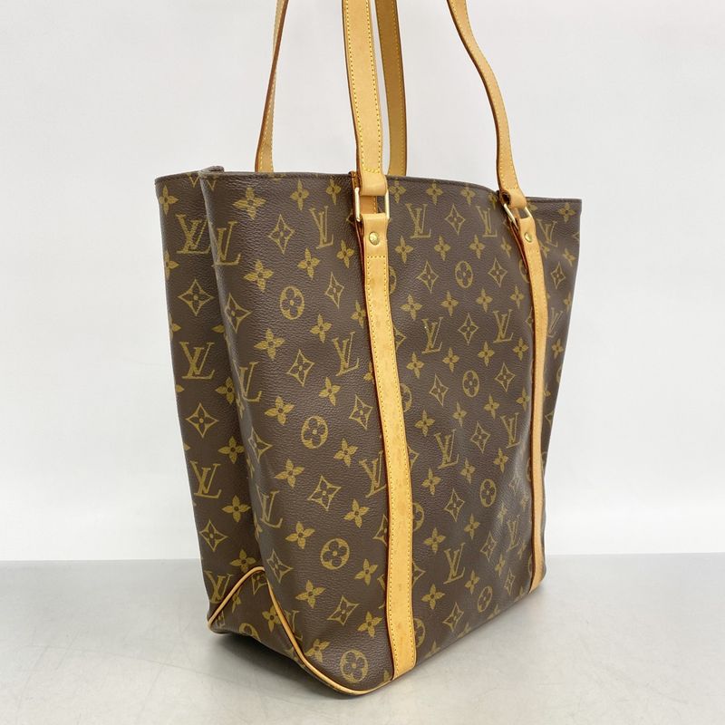 Louis Vuitton Tote Monogram Sac Shopping Brown