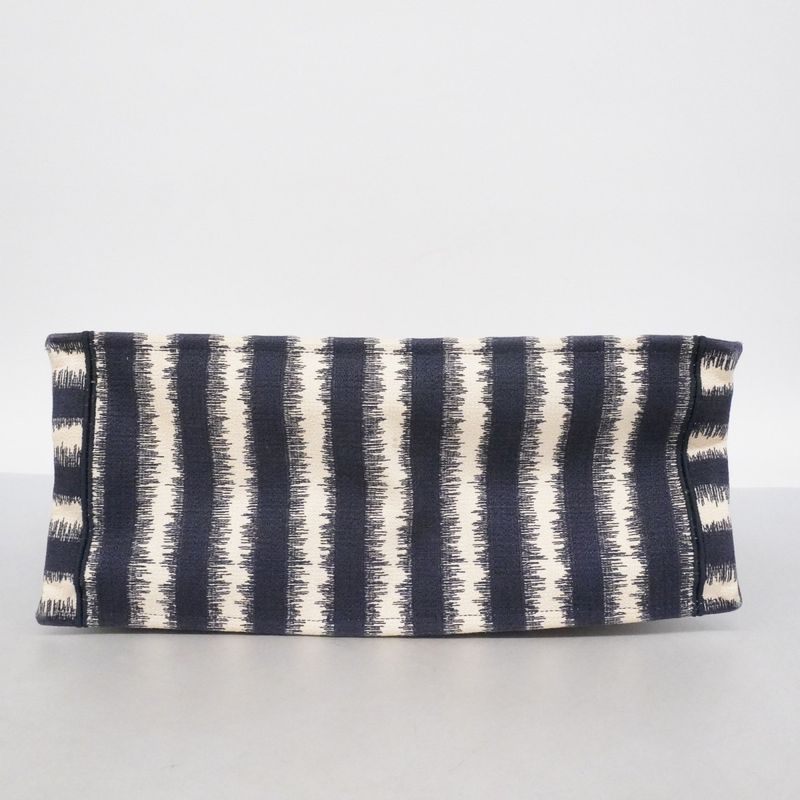 Dior Tote Book Canvas Navy Beige