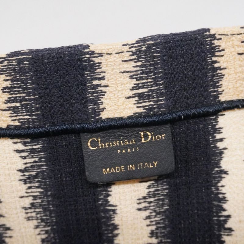 Dior Tote Book Canvas Navy Beige