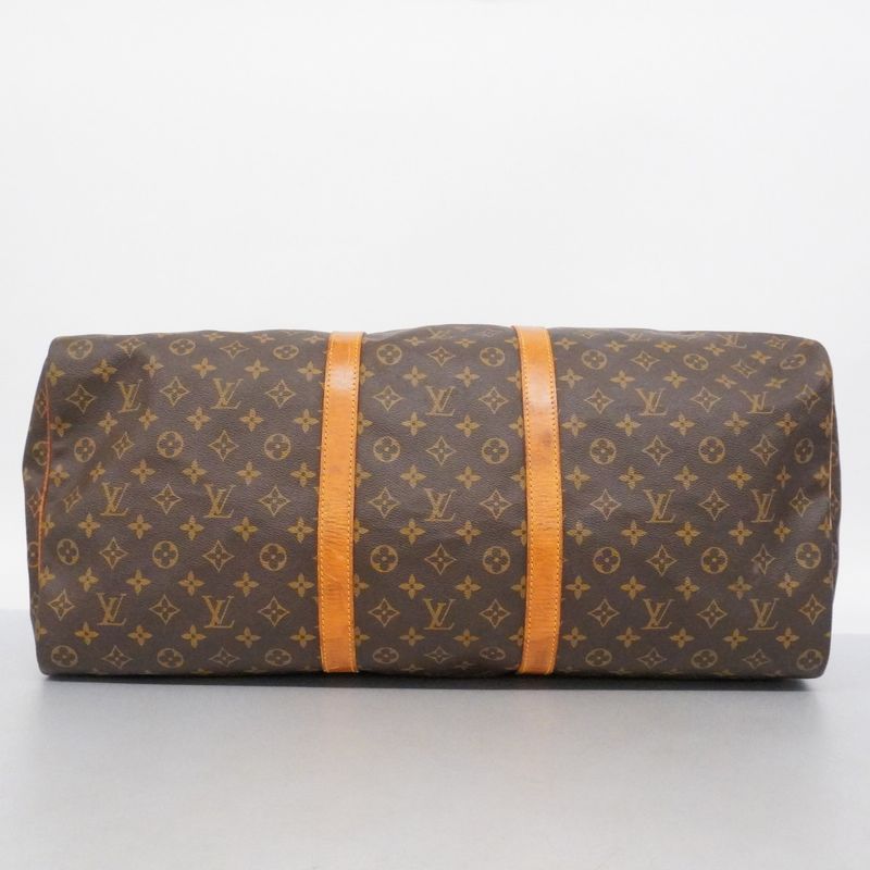 Louis Vuitton Boston Bag Monogram Keepall 60 Brown
