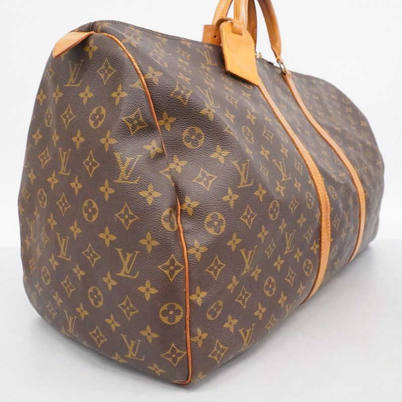 Louis Vuitton Boston Bag Monogram Keepall 60 Brown