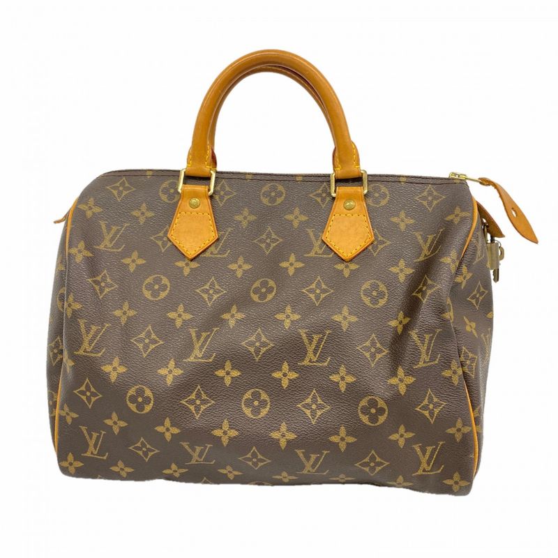 Louis Vuitton Handbag Monogram Speedy 30 Brown
