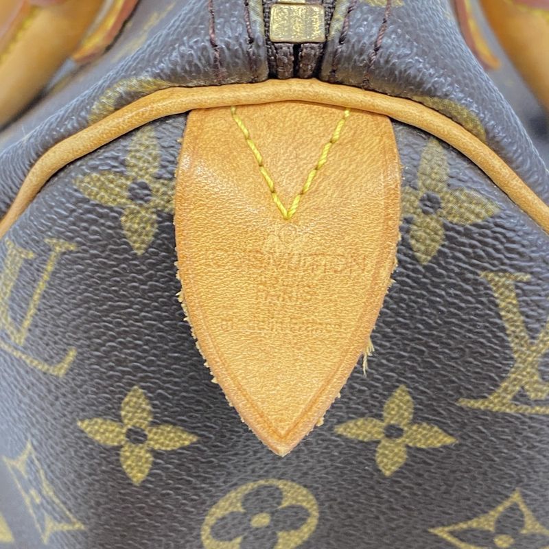 Louis Vuitton Handbag Monogram Speedy 30 Brown
