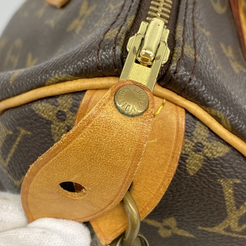 Louis Vuitton Handbag Monogram Speedy 30 Brown