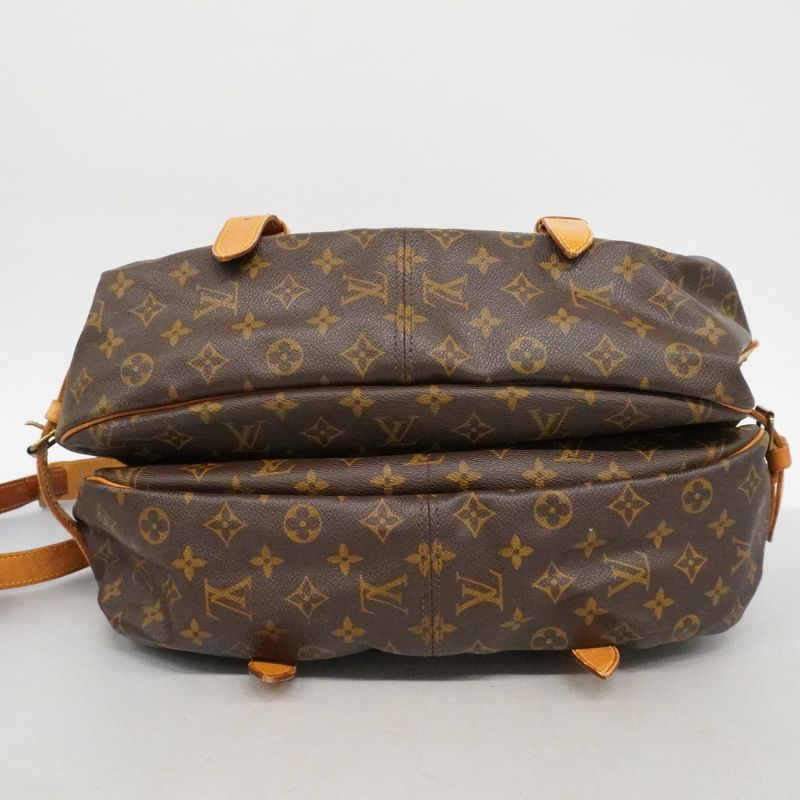 Louis Vuitton Shoulder Bag Monogram Saumur 43 Brown