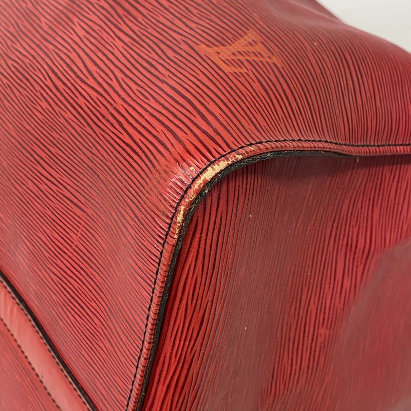 Louis Vuitton Boston Bag Epi Keepall 55 Castilian Red
