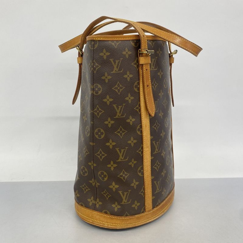 Louis Vuitton Tote Monogram Bucket GM Brown